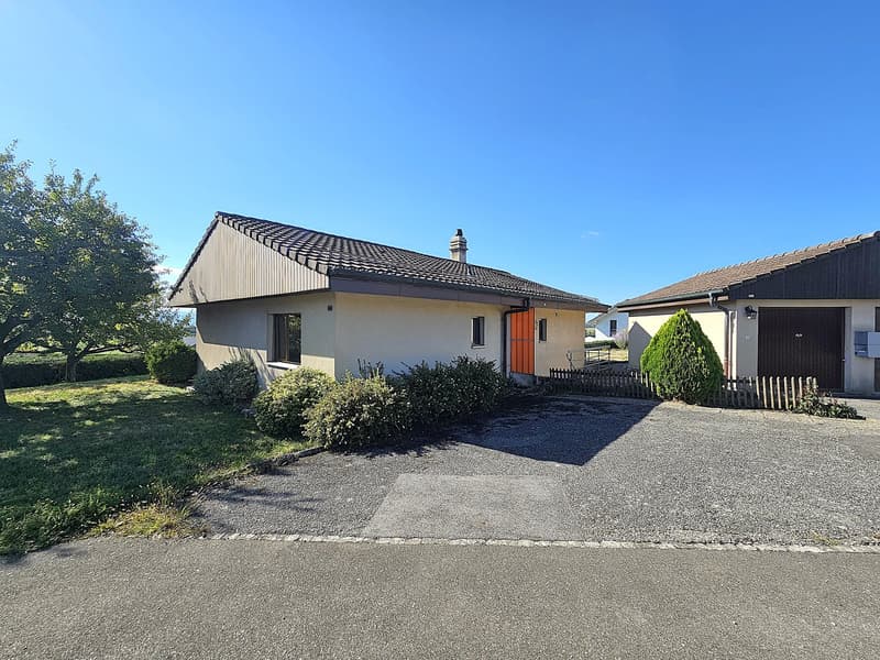 Villa individuelle avec magnifique dégagement sur la campagne et les Alpes (14)