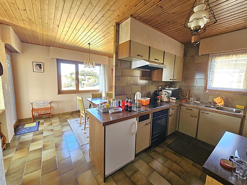 Villa individuelle avec magnifique dégagement sur la campagne et les Alpes (5)