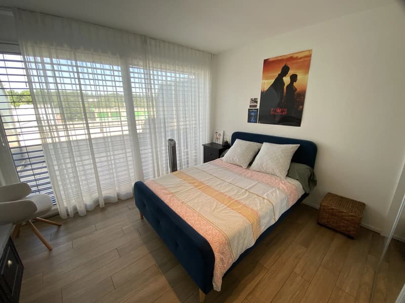 Appartement meublé en attique de 2 pièces avec terrasse. (6)