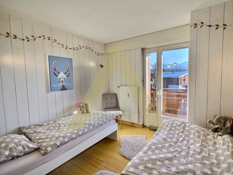 Appartement meublé 3,5 pièces lumineux avec grand balcon et accès spa (13)