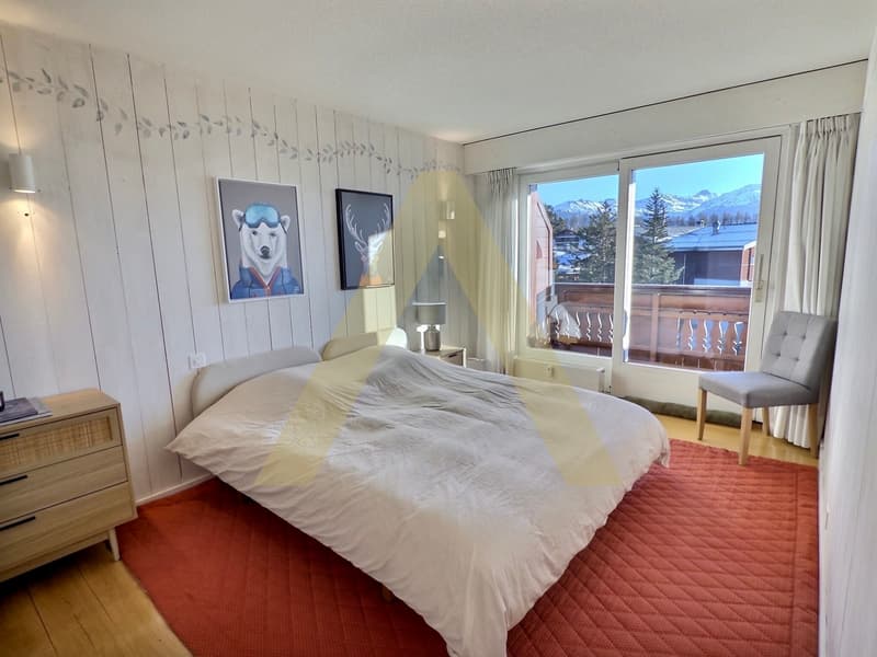Appartement meublé 3,5 pièces lumineux avec grand balcon et accès spa (11)