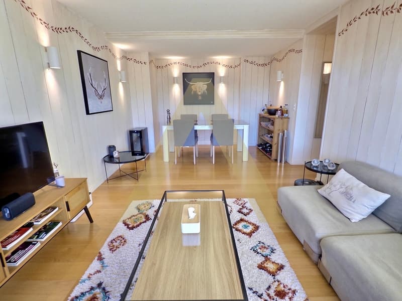 Appartement meublé 3,5 pièces lumineux avec grand balcon et accès spa (7)