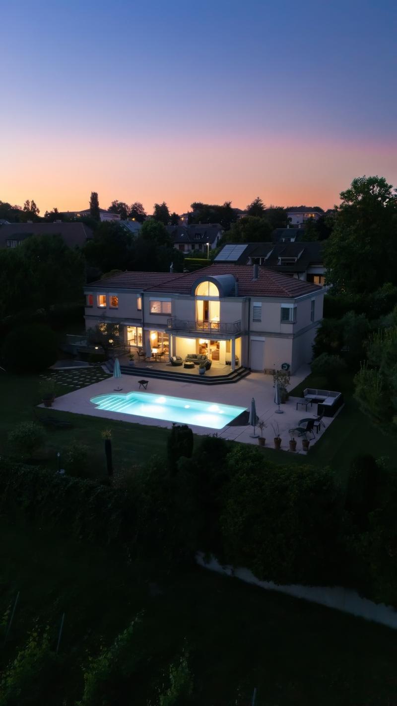 Somptueuse maison avec vue lac et piscine (10)