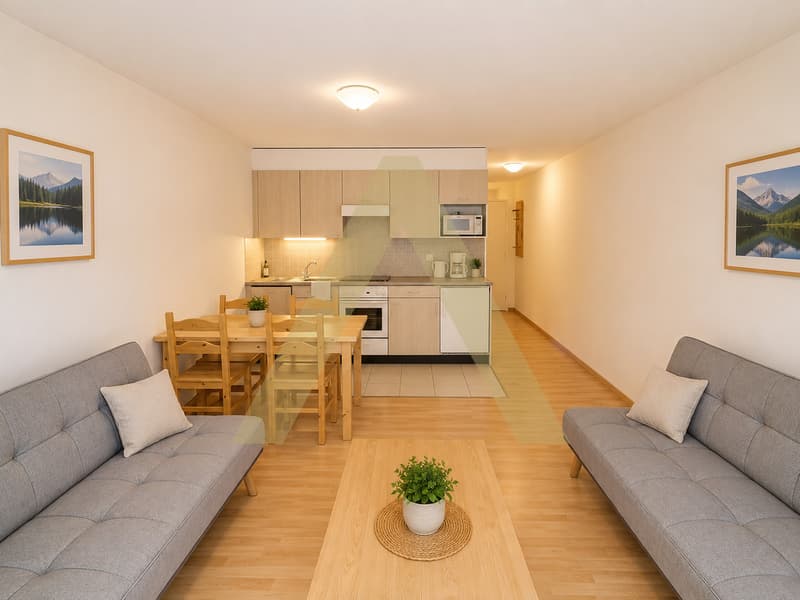 Opportunité meublée avec balcon dans un cadre verdoyant (3)
