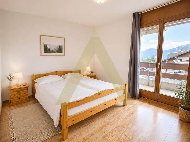 Opportunité meublée avec balcon dans un cadre verdoyant (4)