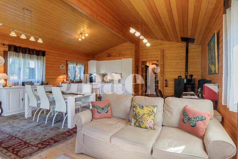 Maison en bois massif de 3.5 pièces avec terrasse et jardin à vendre à Cheyres (4)