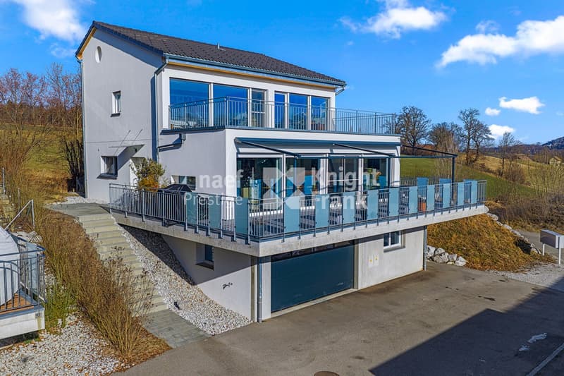 Wunderschönes 7-Zimmer-Einfamilienhaus mit freier Aussicht auf die Landschaft und beheiztem Pool in St. Ursen zu verkaufen (12)