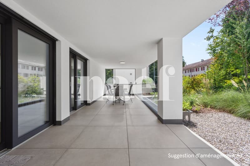 EN EXCLUSIVITÉ : Magnifique appartement de 4.5 pièces d'env. 130 m² avec terrasse à vendre à Fribourg (7)