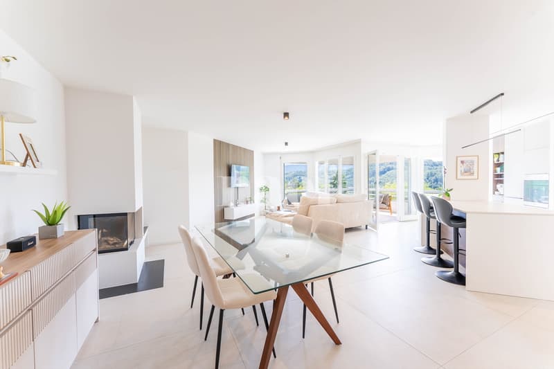 Appartement de 4.5 pièces en attique avec balcon à vendre à Marly (1)