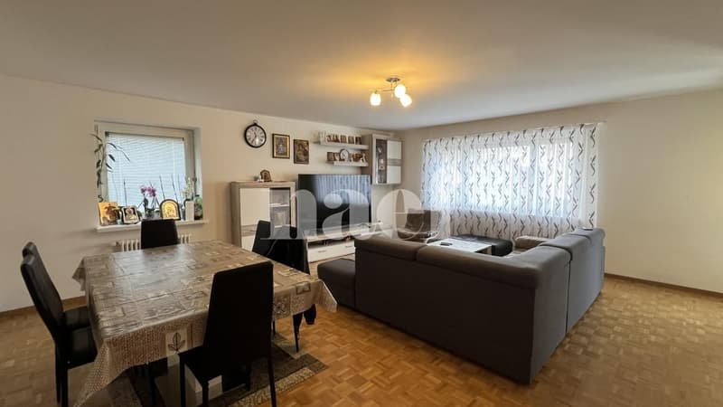 Chaleureux logement de 5 pièces situé au rez-de-chaussée de l'immeuble. (2)