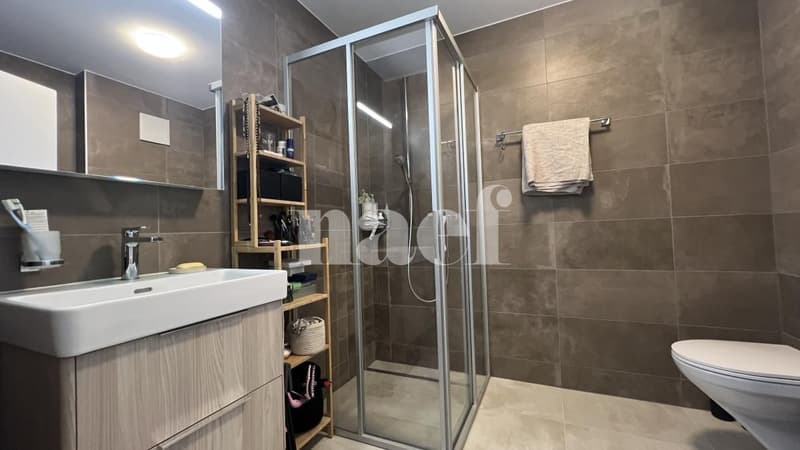 Spacieux appartement de 2,5 pièces au rez à Bussy (5)