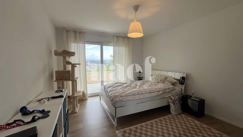 Spacieux appartement de 2,5 pièces au rez à Bussy (4)