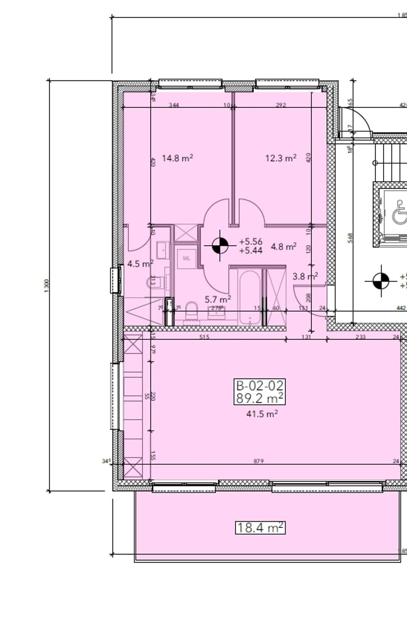 Dernier lot  - Attique de 3.5 pièces avec terrasse . (7)