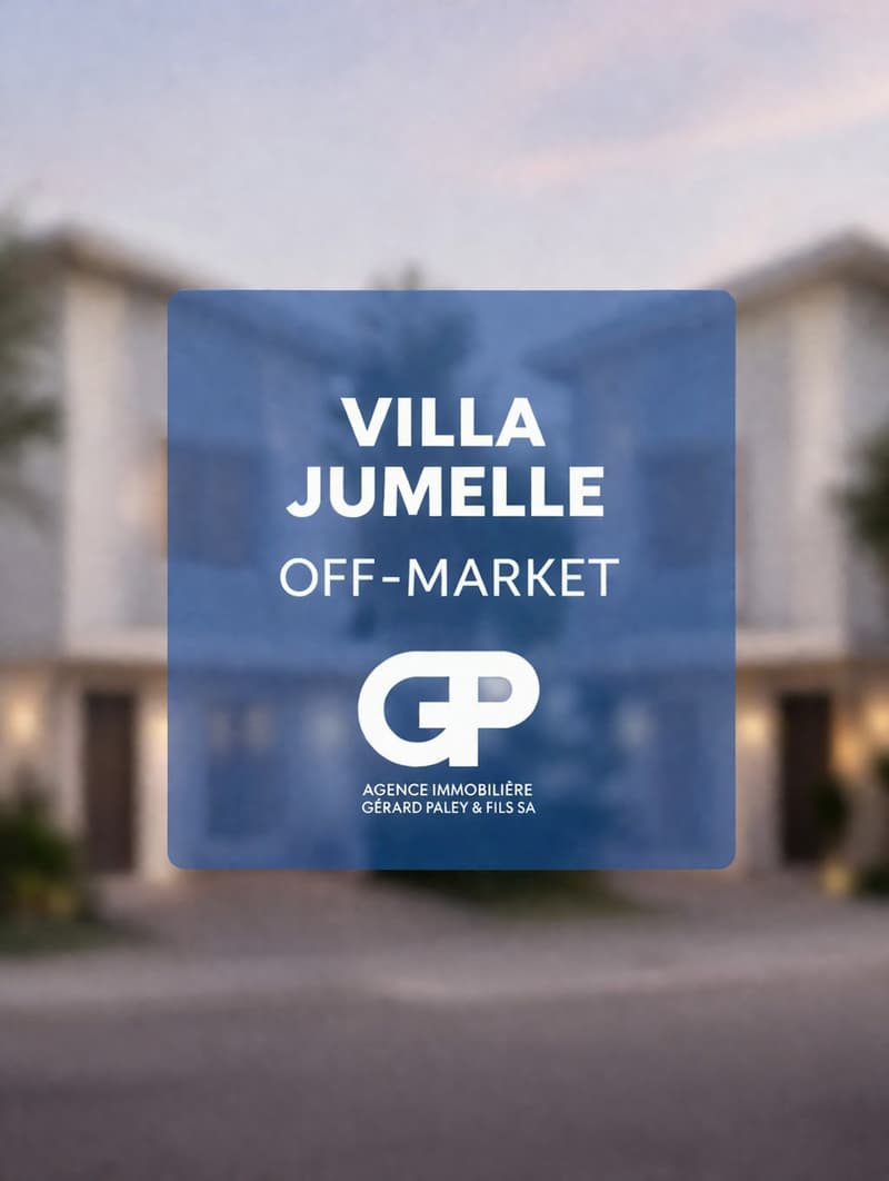 Villa jumelle contemporaine à Vessy (1)