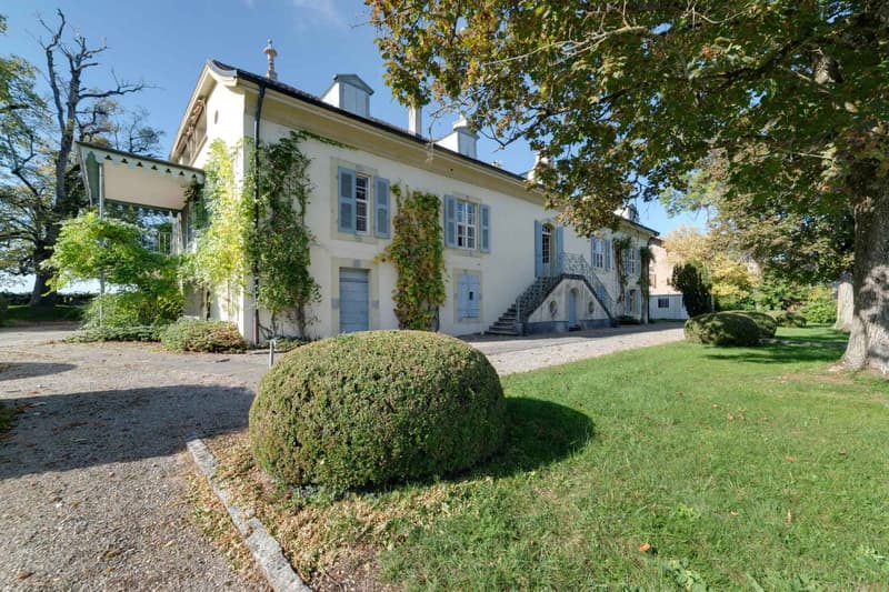 La maison de Maître et sa terrasse