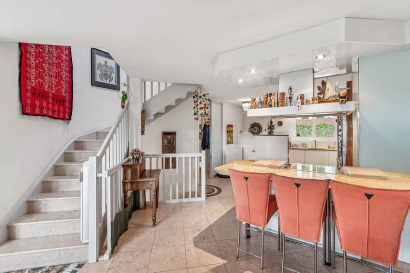 Le coin bar de la cuisine