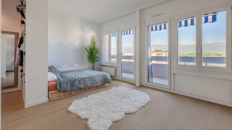 Deuxième chambre à coucher avec balcon