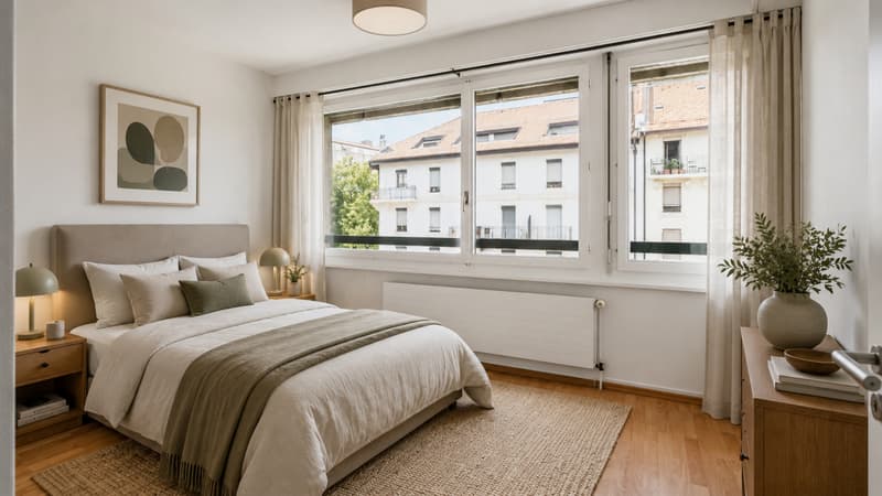 Proposition d'aménagement de la chambre parentale