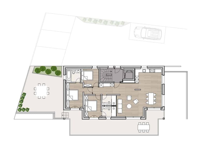 Appartement avec terrace et balcon (3)