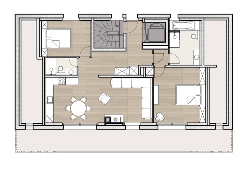 Appartement en attique (4)