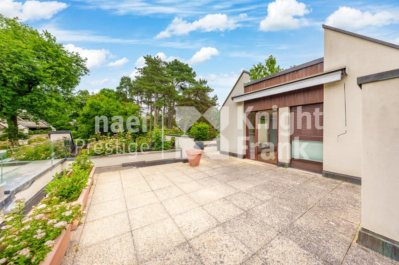Terrasse sur le rooftop