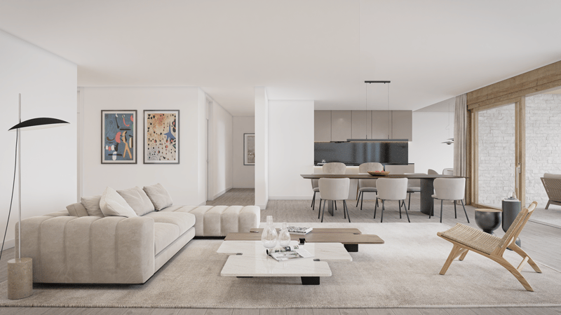 Appartement de 5 pièces avec terrasse et jardin privé (3)