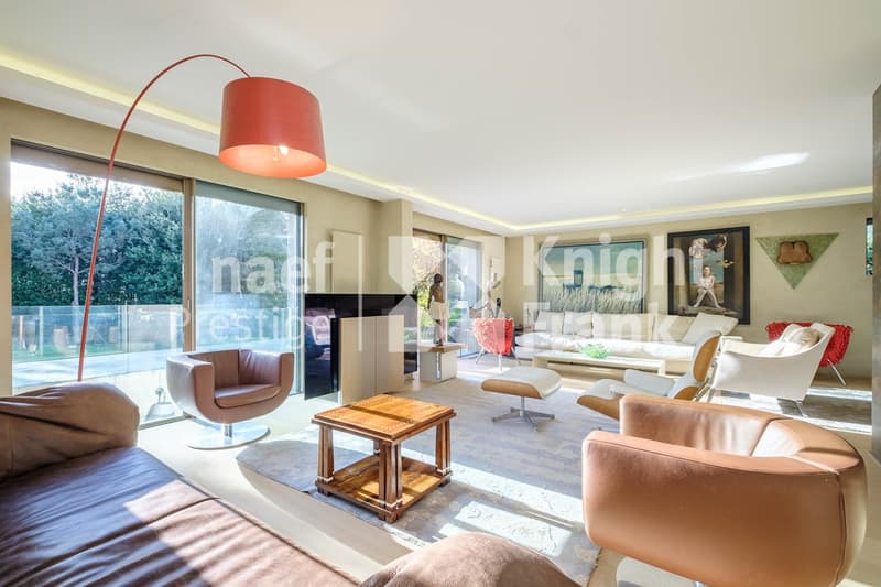 Villa contemporaine à Cologny (1)