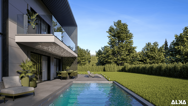 Malagnou166 | 4 villas contemporaine à Conches (2)