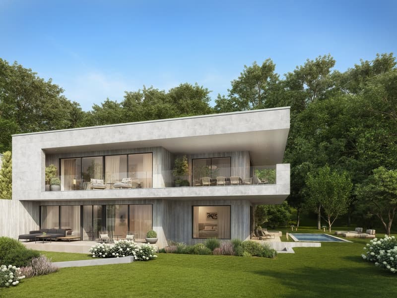 Haut Rivage, Cologny | 3 villas individuelles avec vue lac (1)