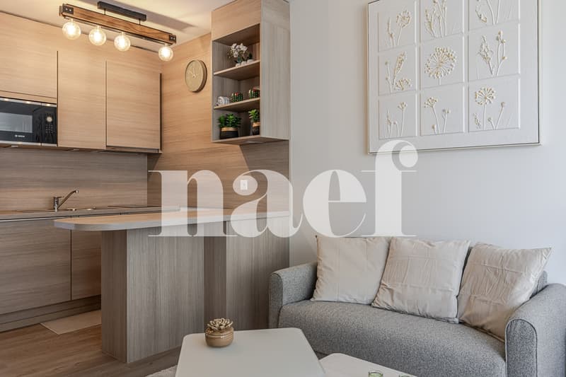 Kitchenette et salon