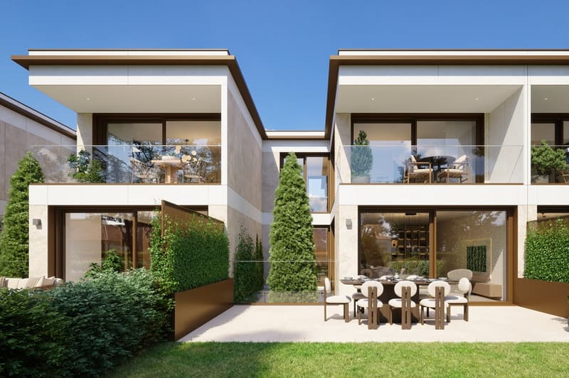 Villas neuves THPE avec jardin et prestations haut de gamme ? Pregny-Chambésy (1)