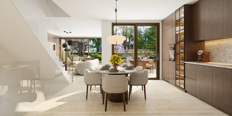 Villas neuves THPE avec jardin et prestations haut de gamme ? Pregny-Chambésy (3)