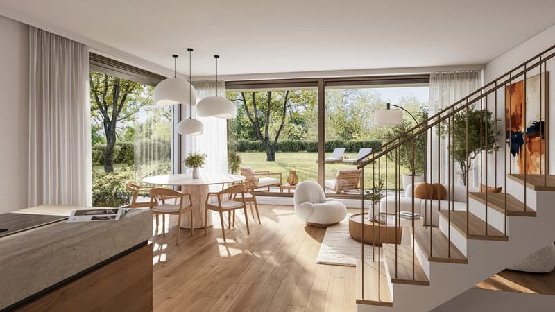 De belles villas THPE avec jardin privatif - Plan-les-Ouates (2)