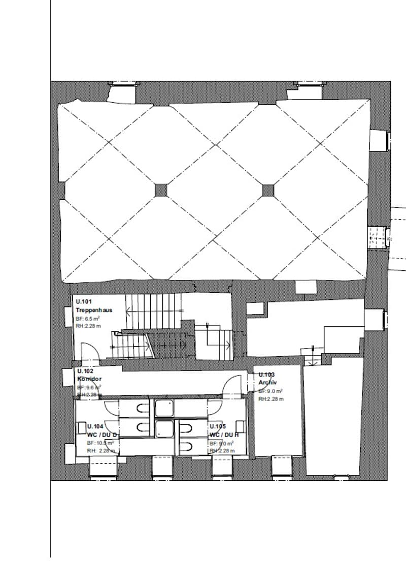 Stairs, 4 bedrooms, kitchen, living room, bathroom, hallway