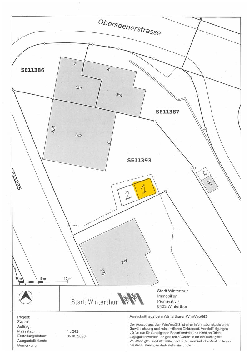 Plan PP Nr. 1