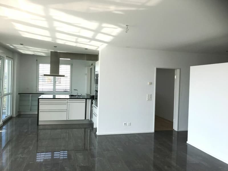 Exklusive Terrassenwohnung mit Blick in Natur und Berge (2)