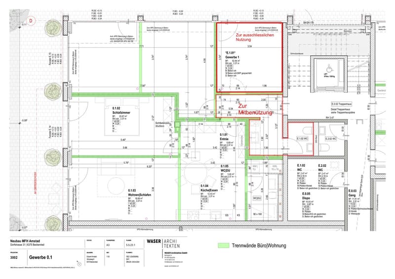 Gewerbelokal (13 m²) mit Schaufenster an der Dorfstrasse in Beckenried (5)
