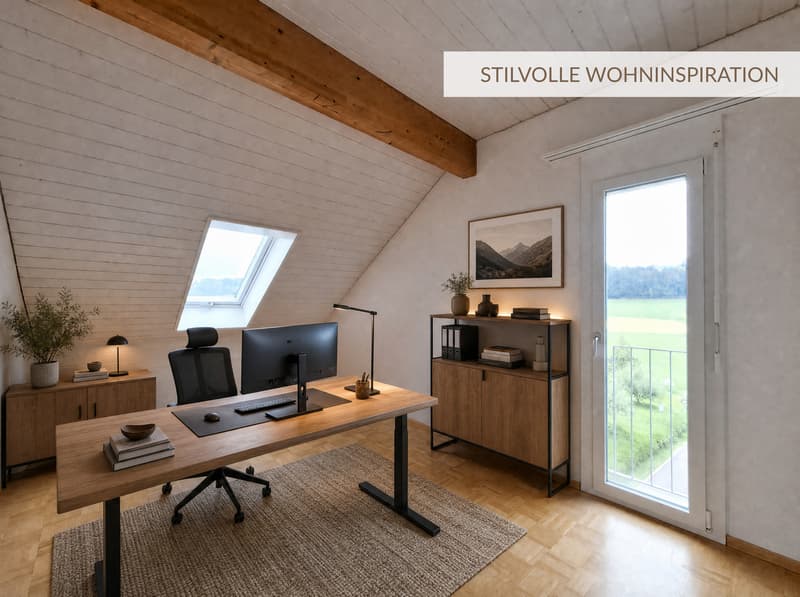Dachwohnung mit Weitsicht und gemütlichem Charakter (4)