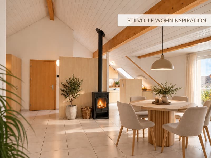 Ein Zuhause mit Charakter - 4½-Zimmer-Dachwohnung (3)