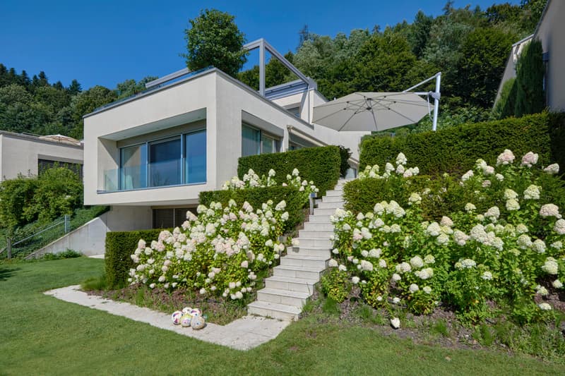 Pool & Gartenidylle: Exklusives 6.5 Zimmer Einfamilienhaus (2)