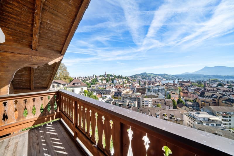 Einzigartige Dachwohnung mit Panoramasicht - charmantes Wohnen in der (5)