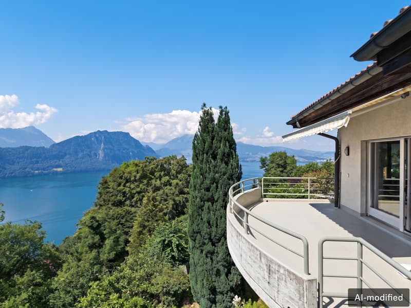 Panoramadomizil in privilegierter Aussichtslage hoch über dem Vierwald (1)