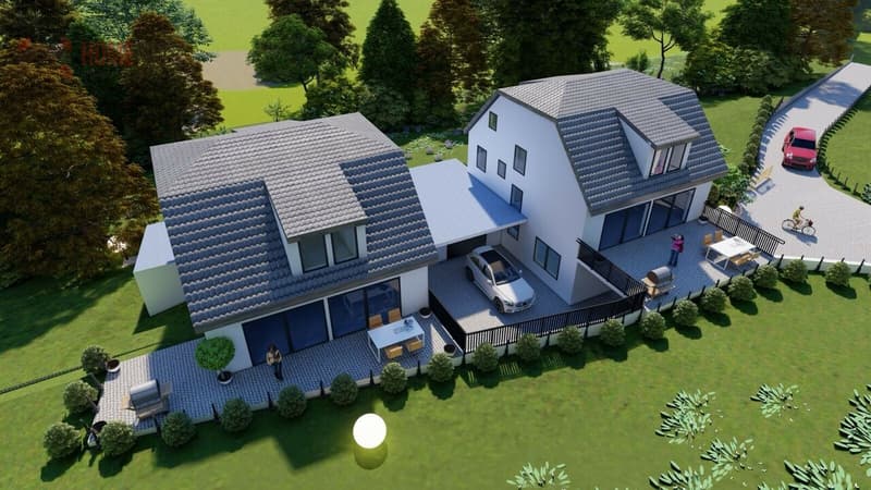 Neubau: 5.5 Zimmer Einfamilienhaus mit Baubewilligung in Eiken (Haus B