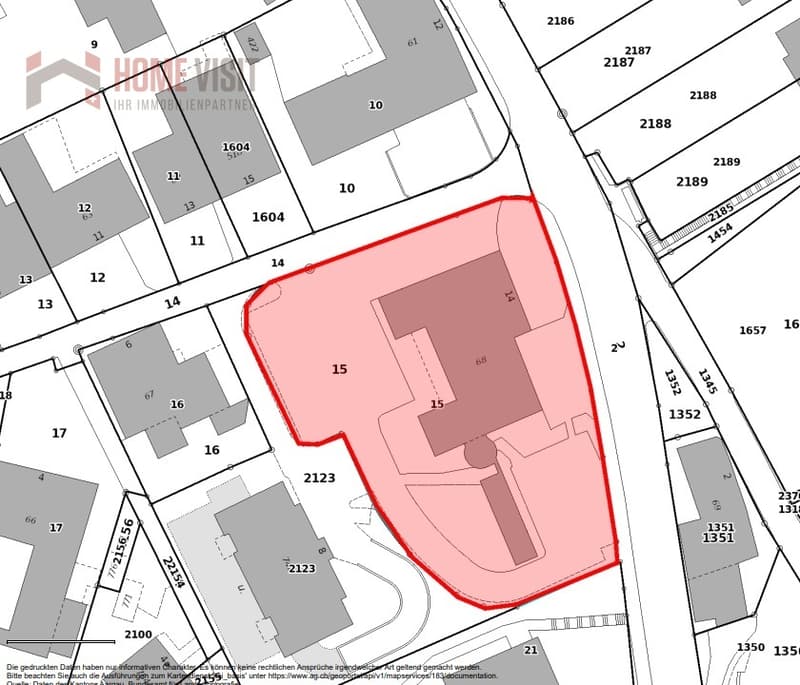 Sehr attraktives Grundstück mit einer Bestandsliegenschaft - 1896 m²