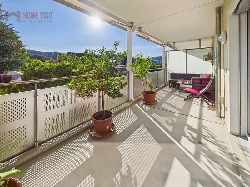 Gedeckter Balkon