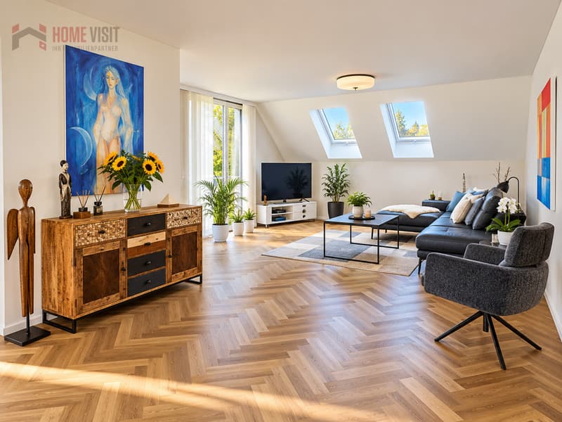 Helles und modernes Wohnzimmer