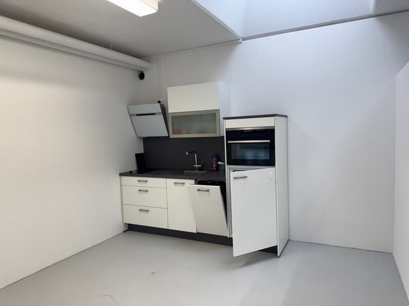 small kitchen, white cabinets, granite countertop, stainless steel oven and dishwasher, sink, modern kitchen design