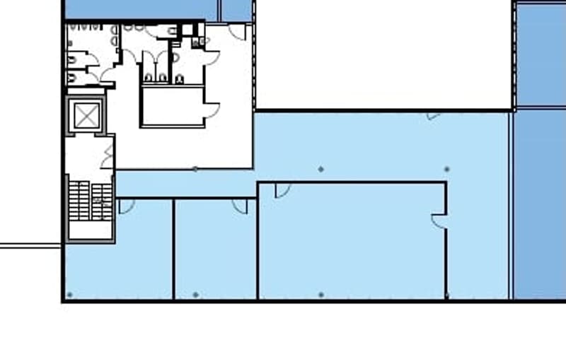 open floor plan, living room, dining area, kitchen, 2 bedrooms, balcony, bathroom
