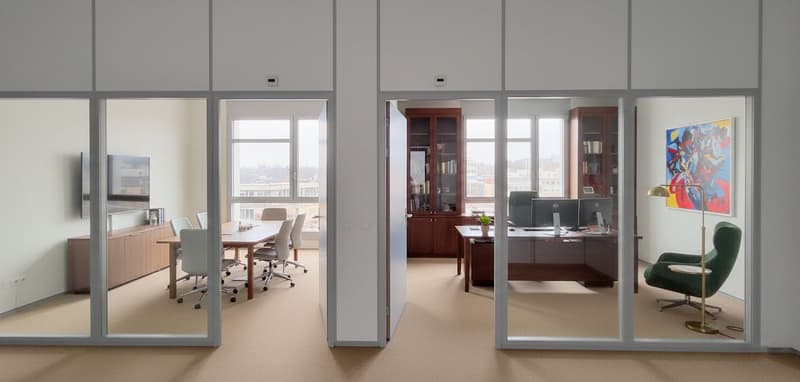 Ideal für kleine Teams - 42 m² mit 2 Büroräumen und eigenem Allgemeinbereich! (1)