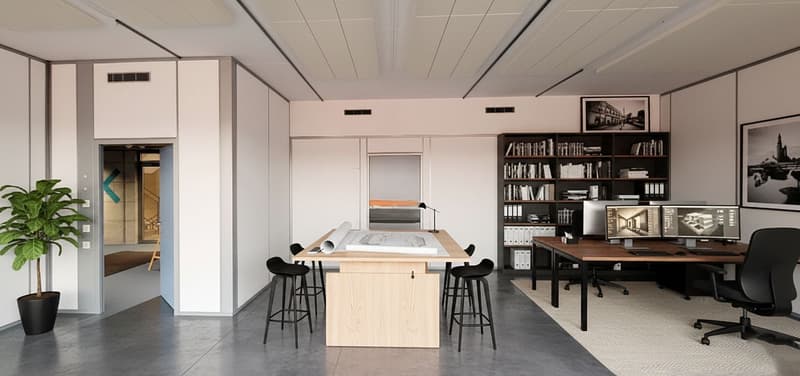 Vollausgebaute 56 m² im ALTHARDHUB! (3)